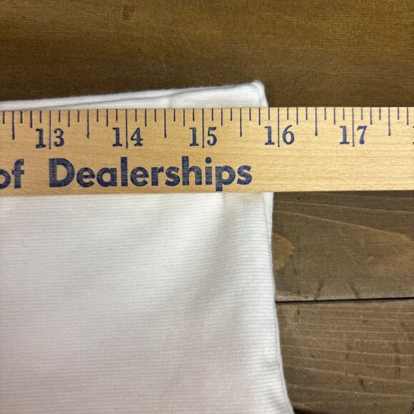 White Wide-Leg Pants With Tie Waist 1XL - Picture 5 of 5